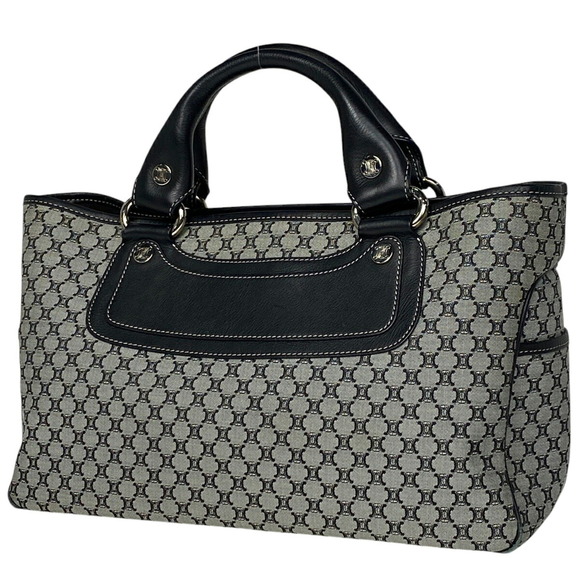 Celine Canvas Boogie Black Macadam Bag Handbag - Picture 1 of 6